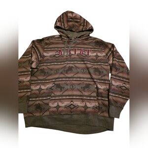 Ariat Womens  Brown Patterned Hoodie
